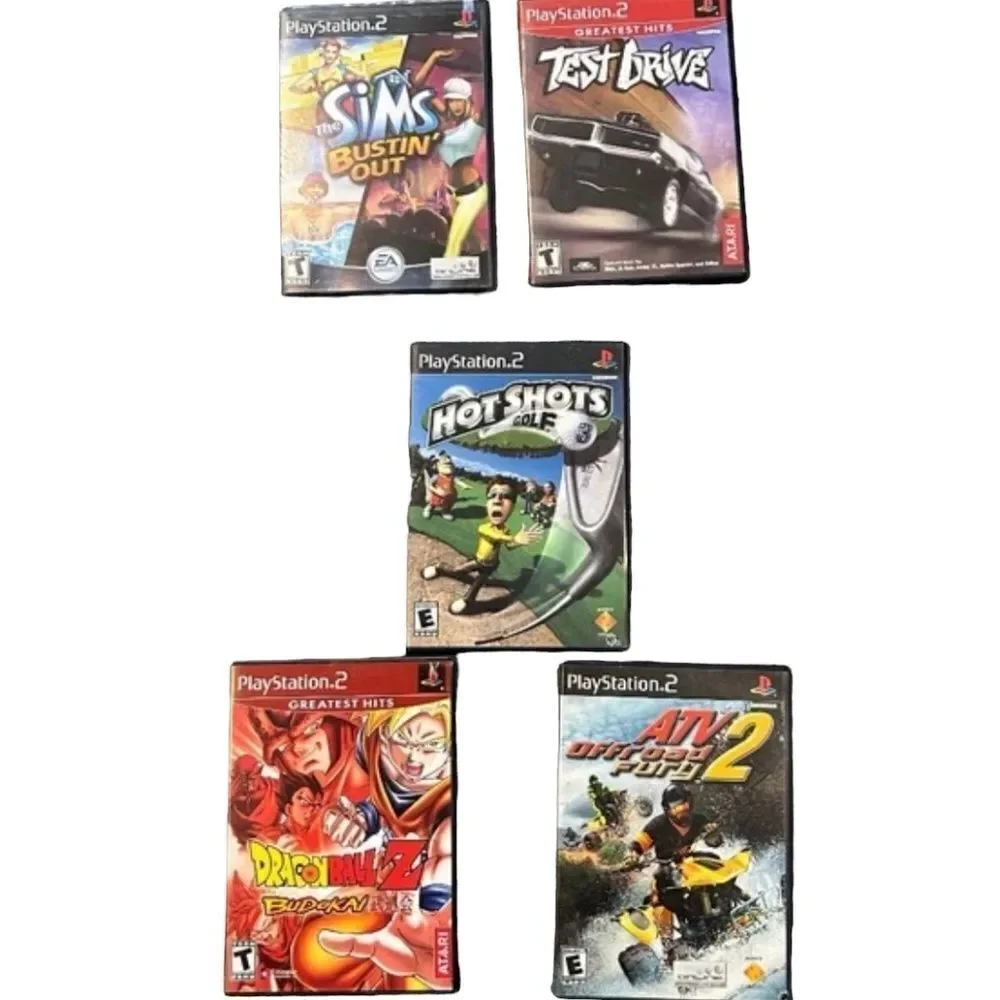 Bundle of 5 PlayStation 2 Games